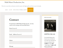 Tablet Screenshot of makimusic.net